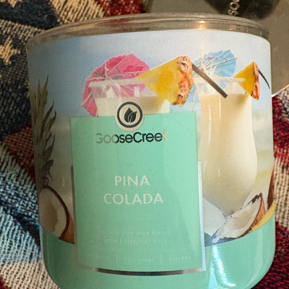 Pina Colada Scented Candle - Blue